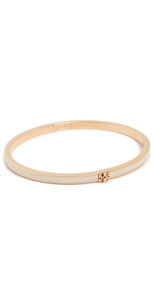 Tory Burch Thin Kira Enamel Bracelet Tory Gold/New Ivory