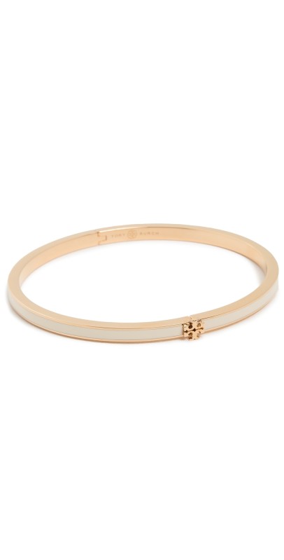 Tory Burch Thin Kira Enamel Bracelet Tory Gold/New Ivory