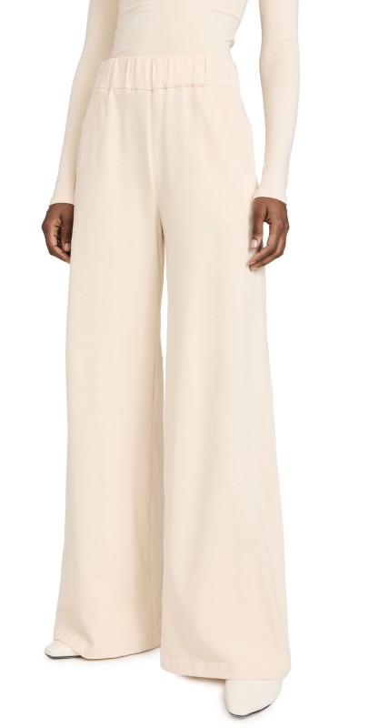 SPRWMN Wide Leg Trousers Ecru