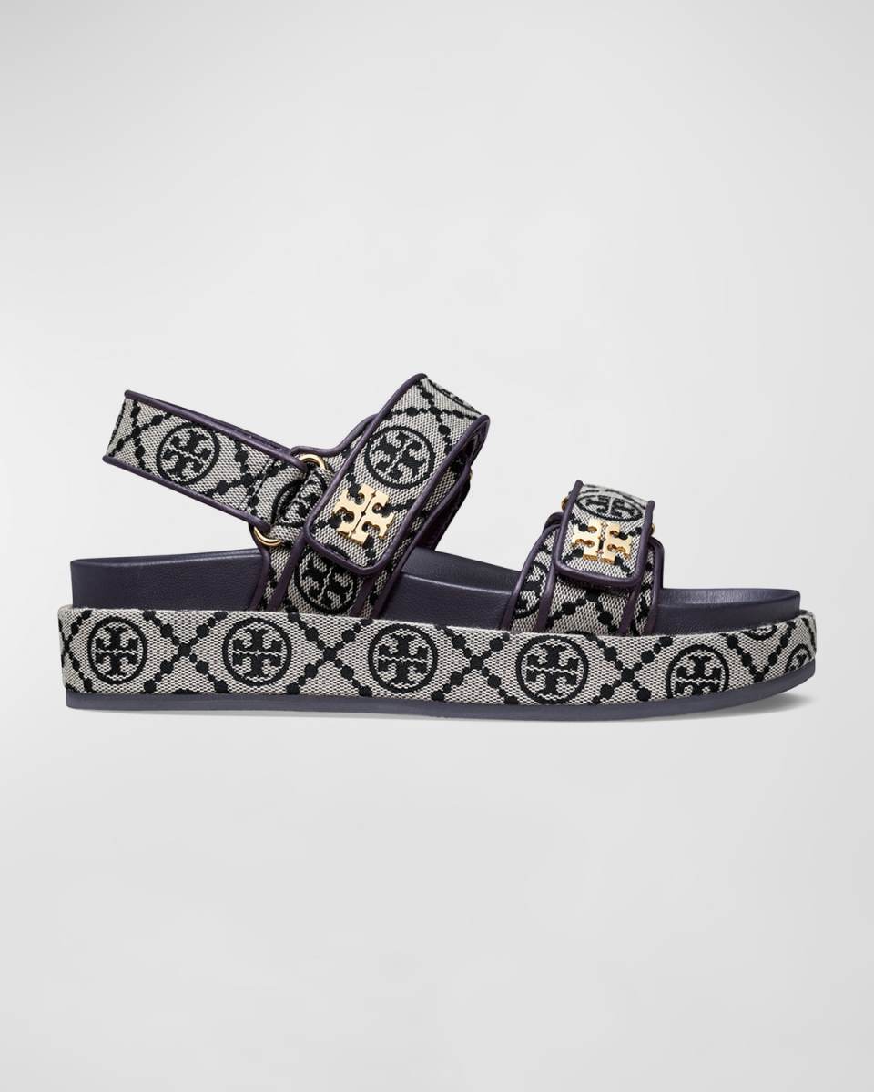Kira Monogram Dual-Band Sport Sandals