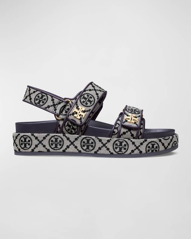 Kira Monogram Dual-Band Sport Sandals