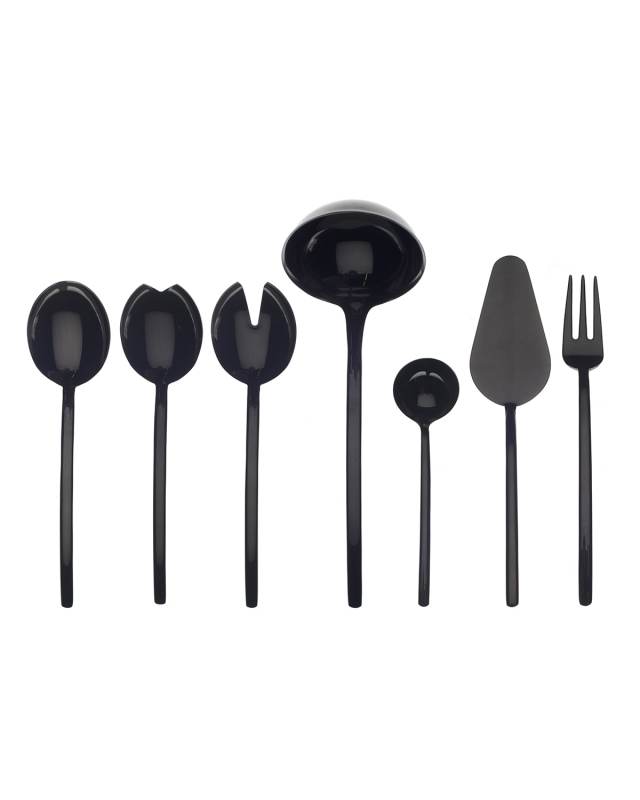 Due Oro Nero 7-Piece Full Serving Set