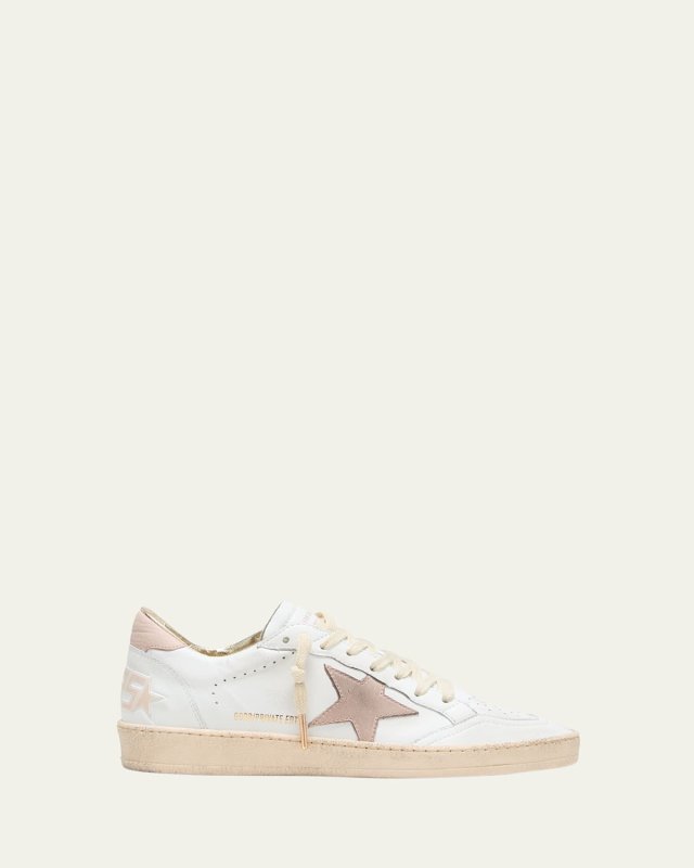 Ball Star Low-Top Leather Sneakers