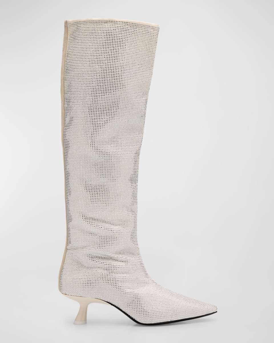 Kuki Crystal Vegan Tall Boots