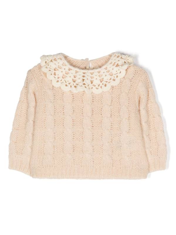 Ascalis crochet-knit jumper