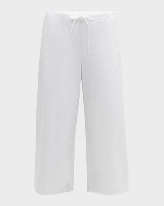 Jubin Drawstring Cropped Pants
