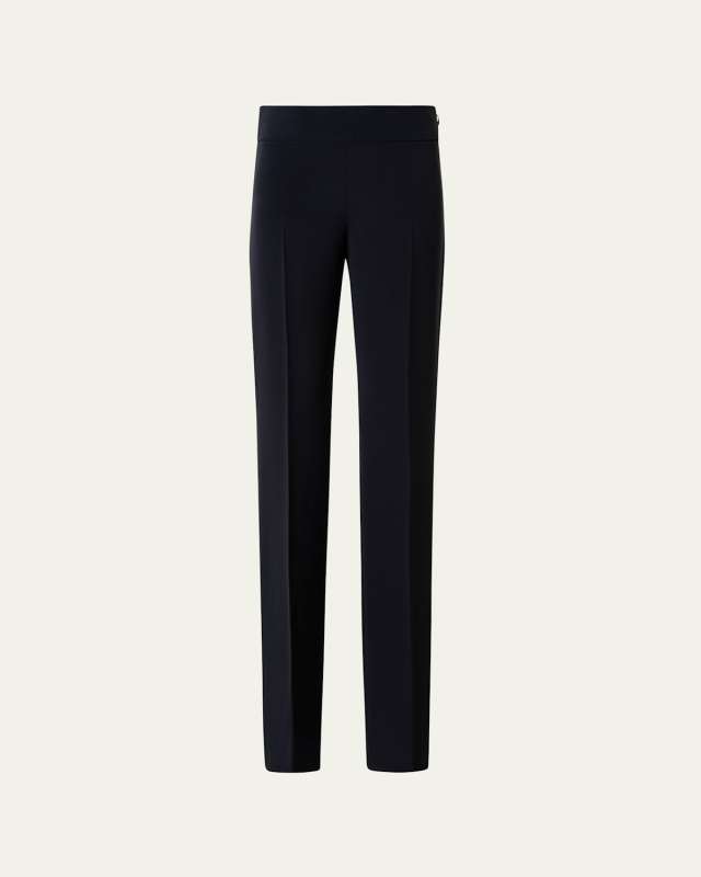 Carla Crepe Straight Leg Pants