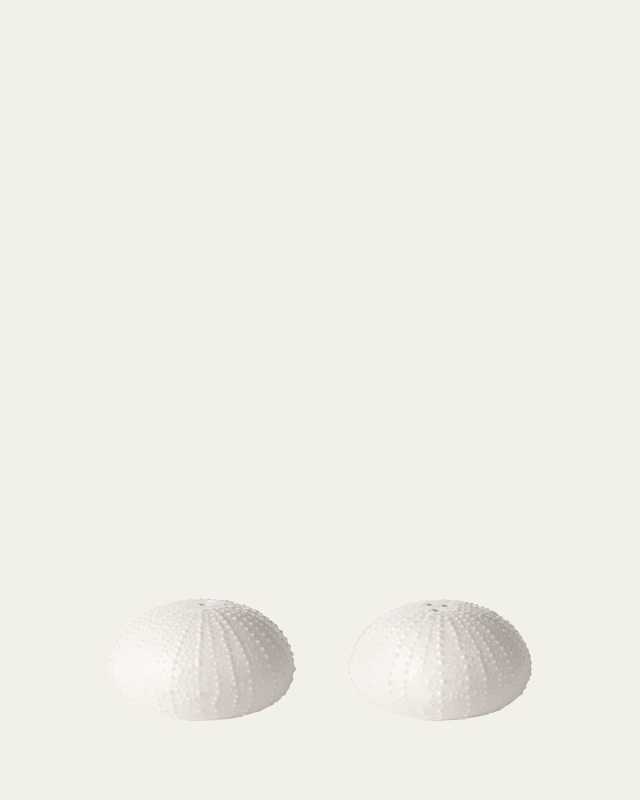 Ceramic Sea Urchin Salt and Pepper Shakers
