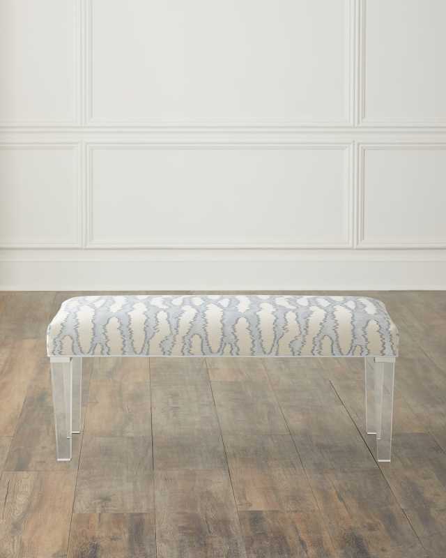 Lessly Acrylic Leg Bench 47"