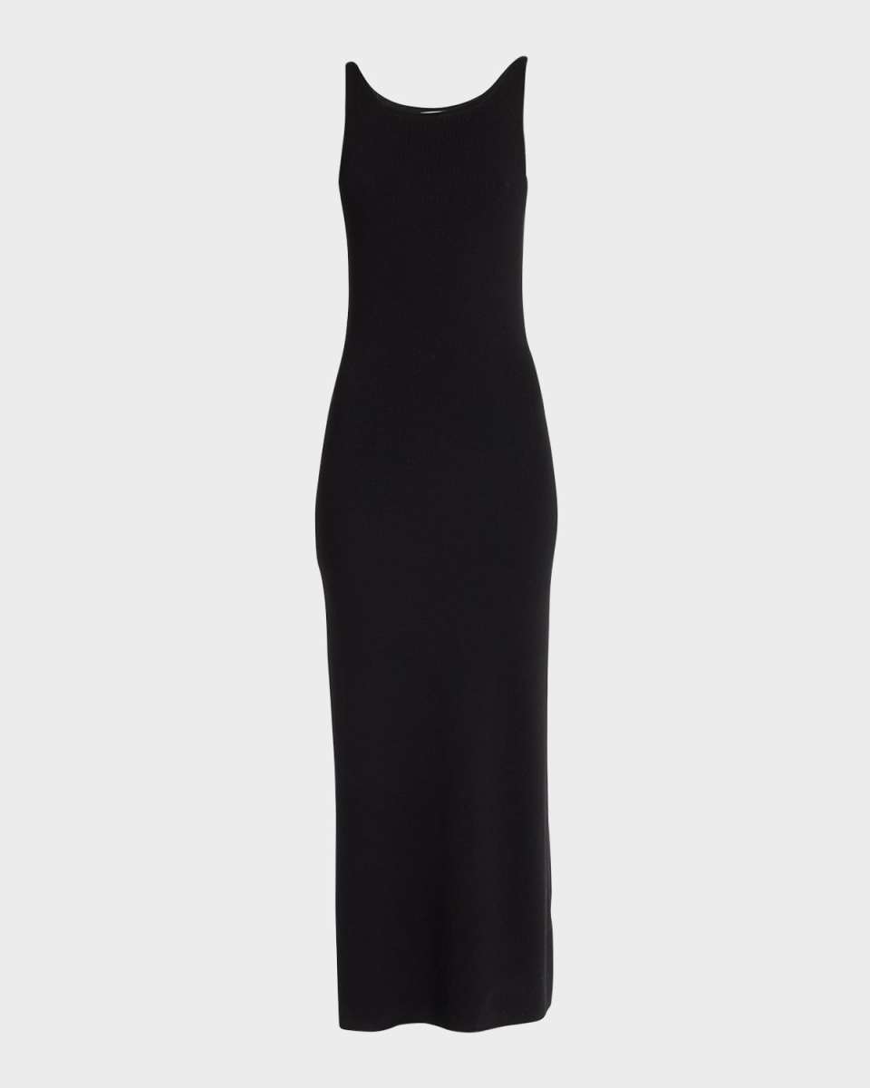 Florio Sleeveless Maxi Wool Dress