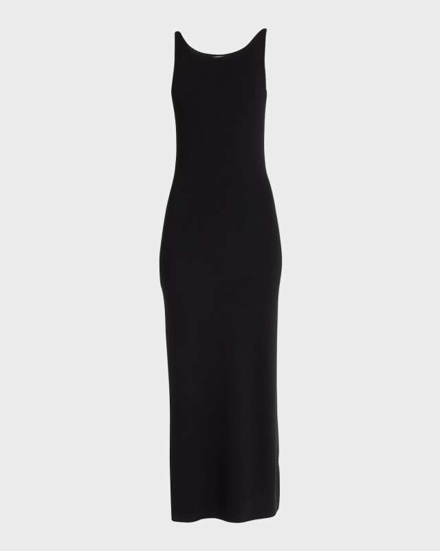 Florio Sleeveless Maxi Wool Dress