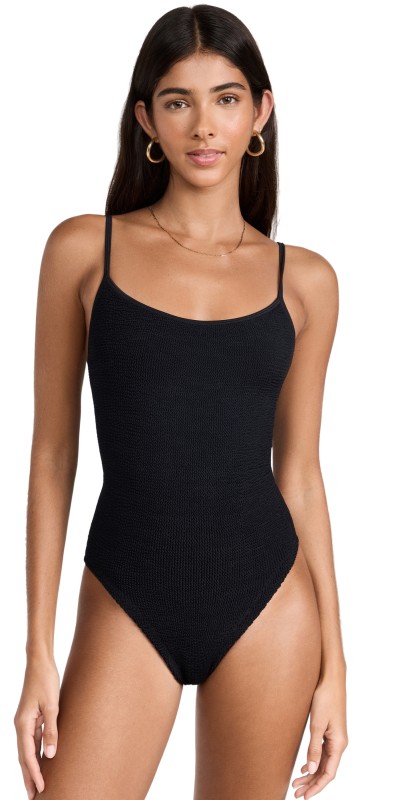 Hunza G Pamela One Piece Swimsuit Black