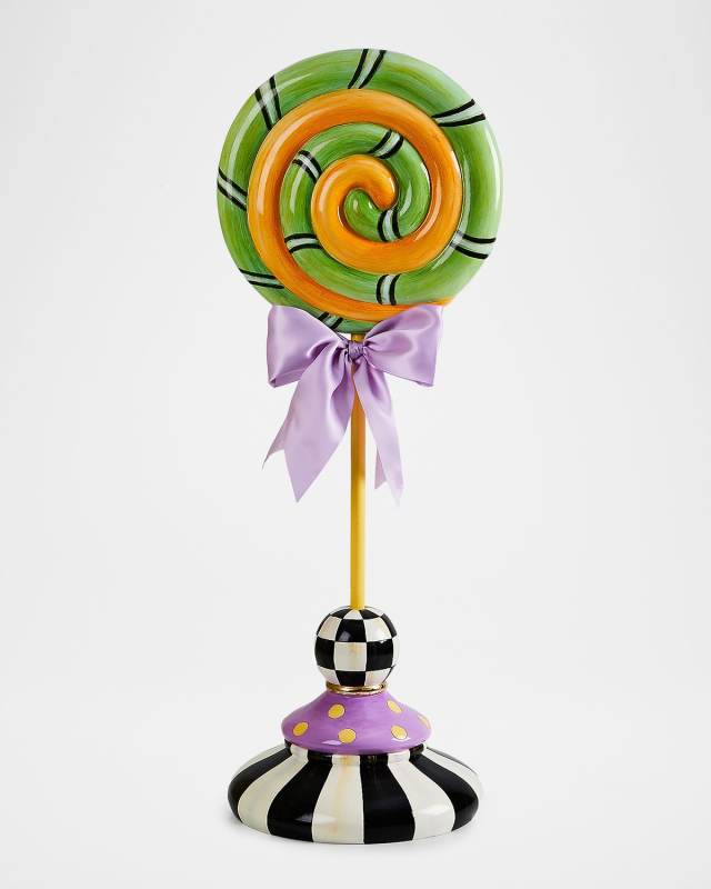 Trick or Treat Large Lollipop Topiary Halloween Decor, 31"