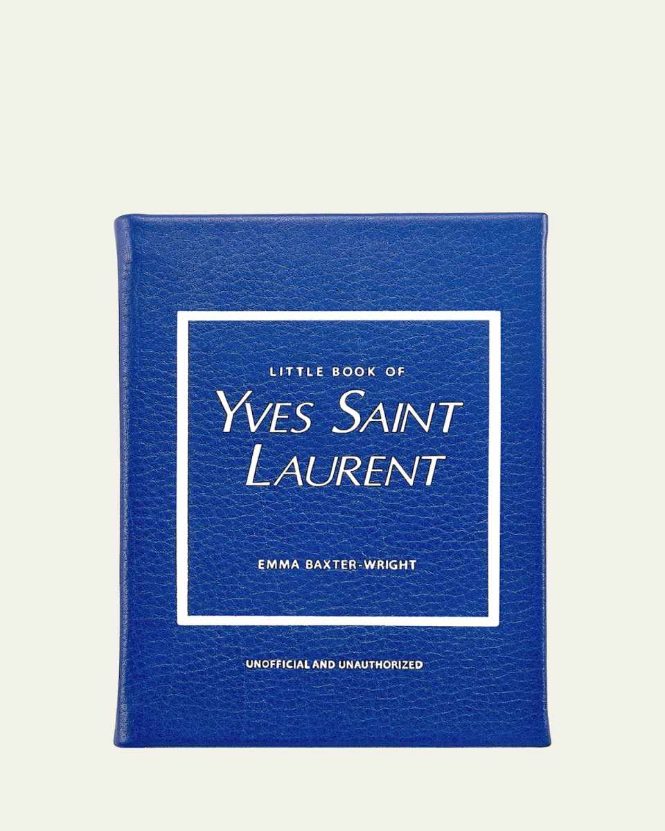 "Little Book of Yves Saint Laurent" Leather Bound Book by Emma Baxter-Wright