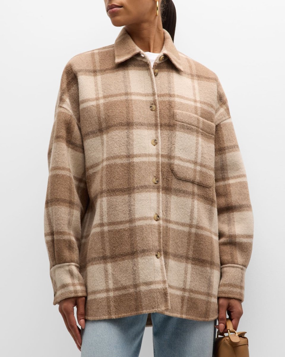Plaid Flannel Tomboy Shirt Jacket
