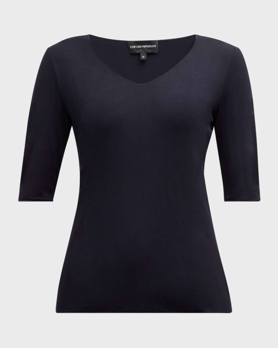 Fitted Jersey Top