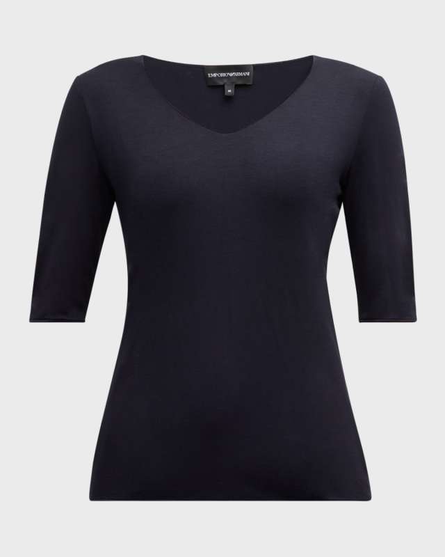 Fitted Jersey Top
