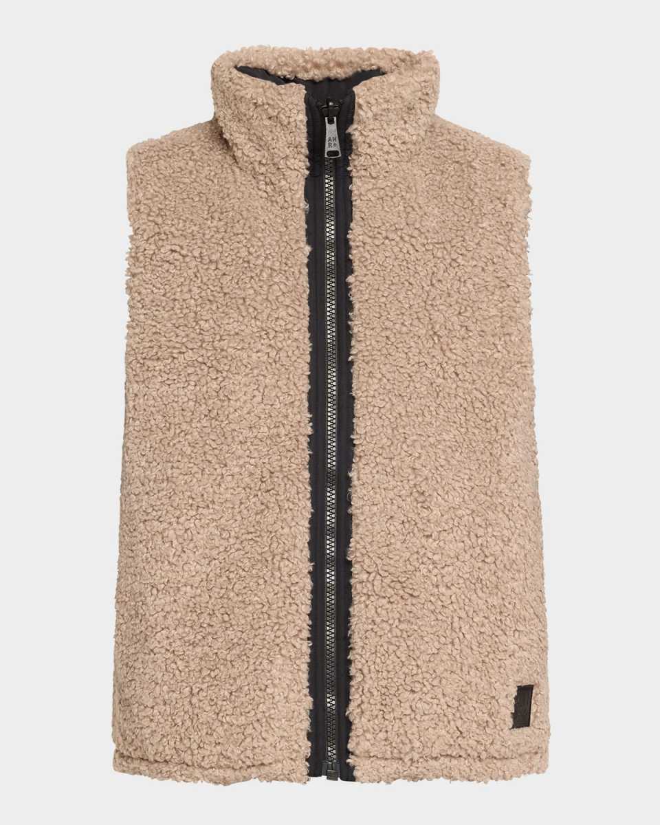 Sonja Reversible Faux Shearling Vest