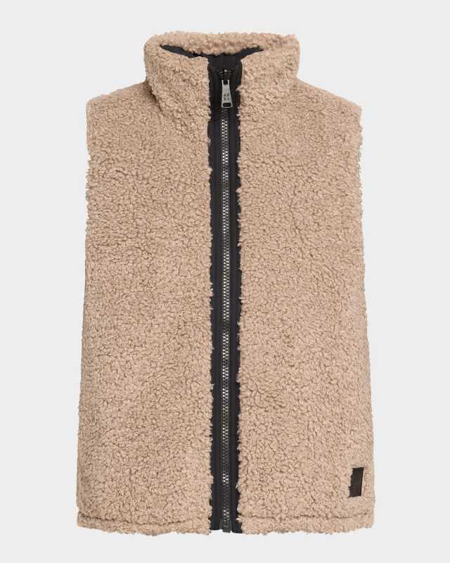 Sonja Reversible Faux Shearling Vest
