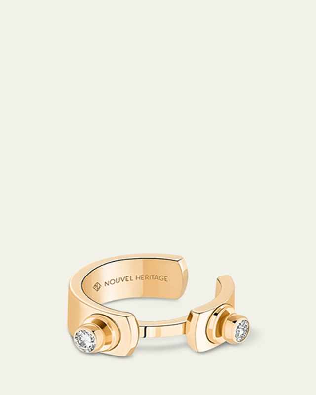 18K Monday Morning Ear Cuff, Single