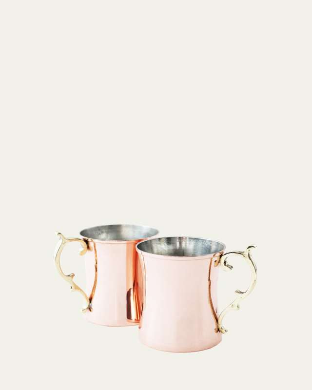 Vintage-Inspired Cocktail Mugs, Set of 4