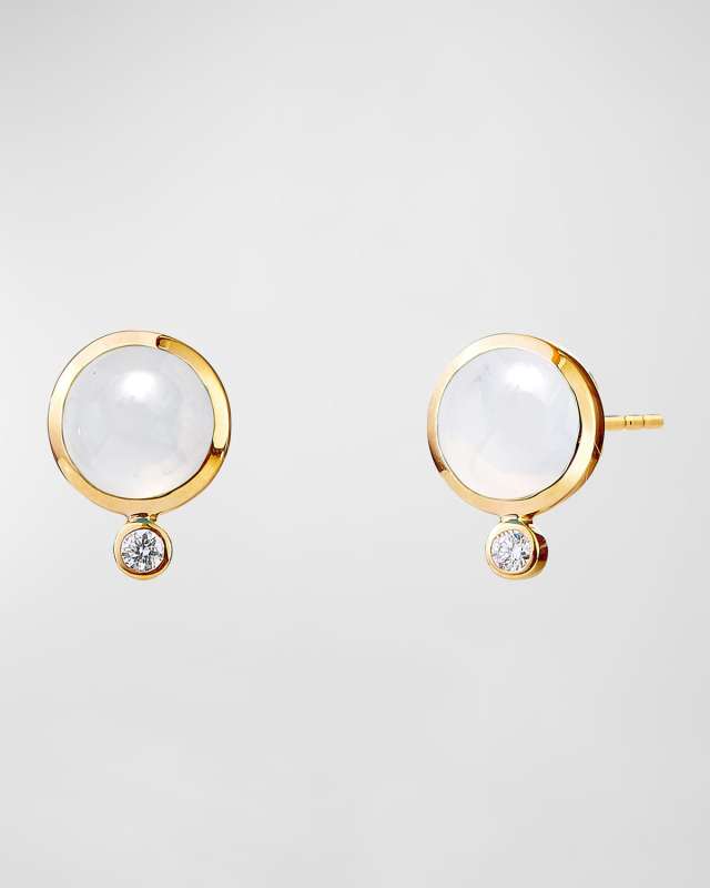 18K Yellow Gold Candy Stud Earrings