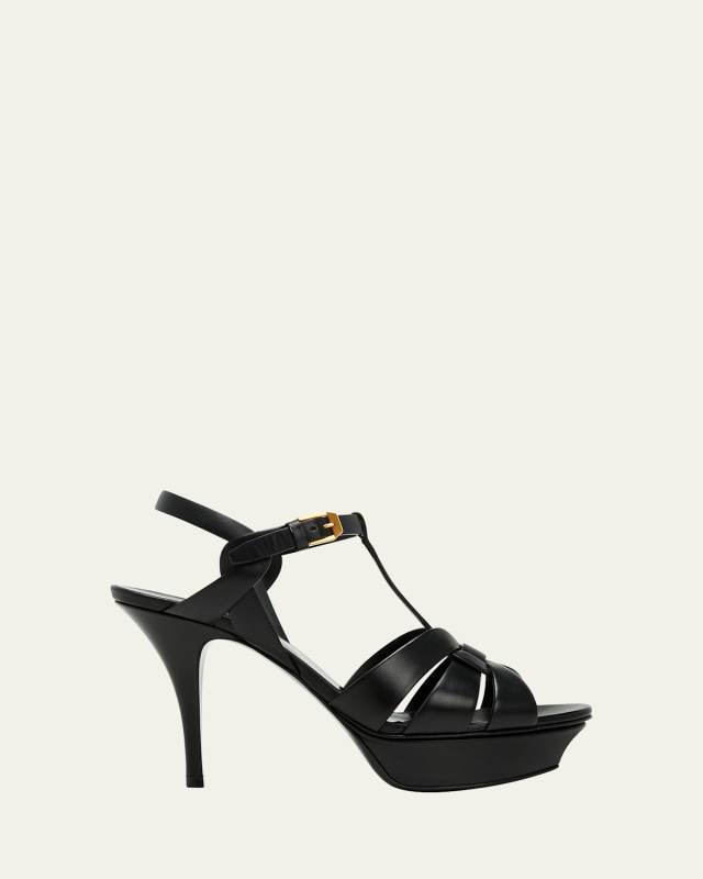 Tribute Leather Platform Sandals