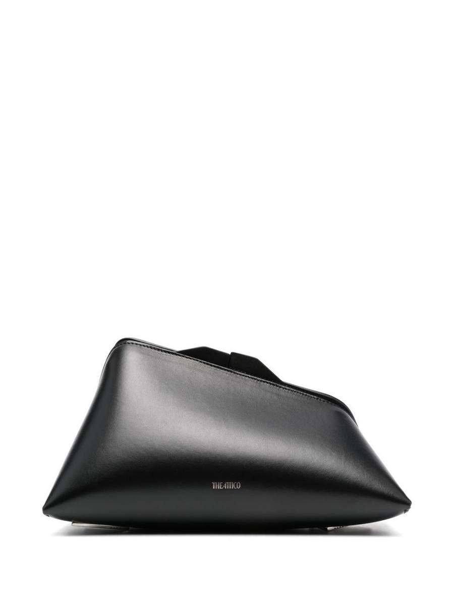8.30pm logo-print clutch bag
