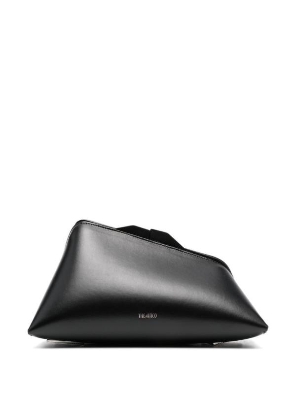 8.30pm logo-print clutch bag