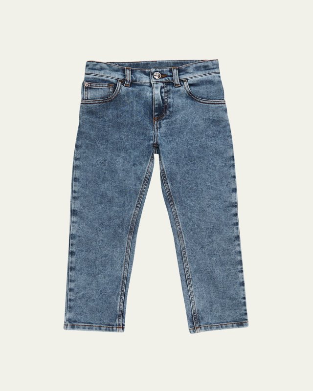 Boy's Vintage Wash Jeans, Size 8-