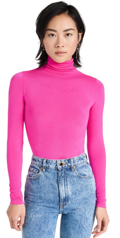 Wolford Colorado String Full Coverage Bodysuit Pink