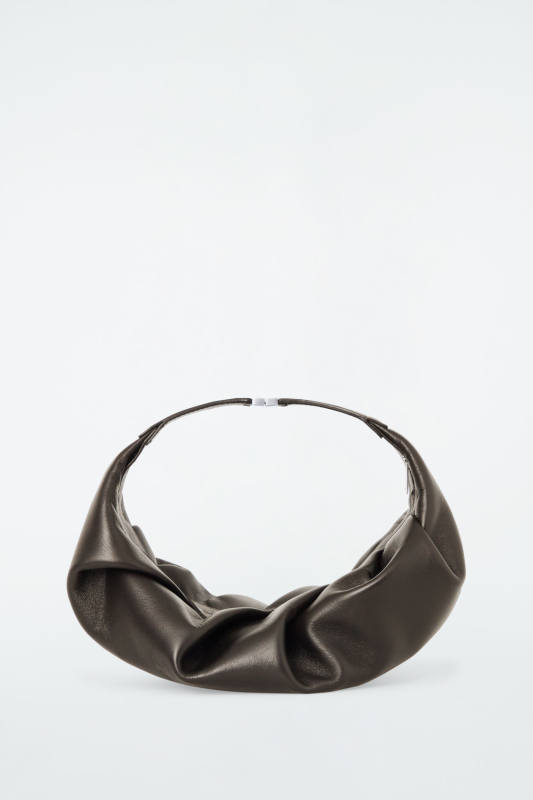 COS THE DRAPED CROSSBODY - LEATHER