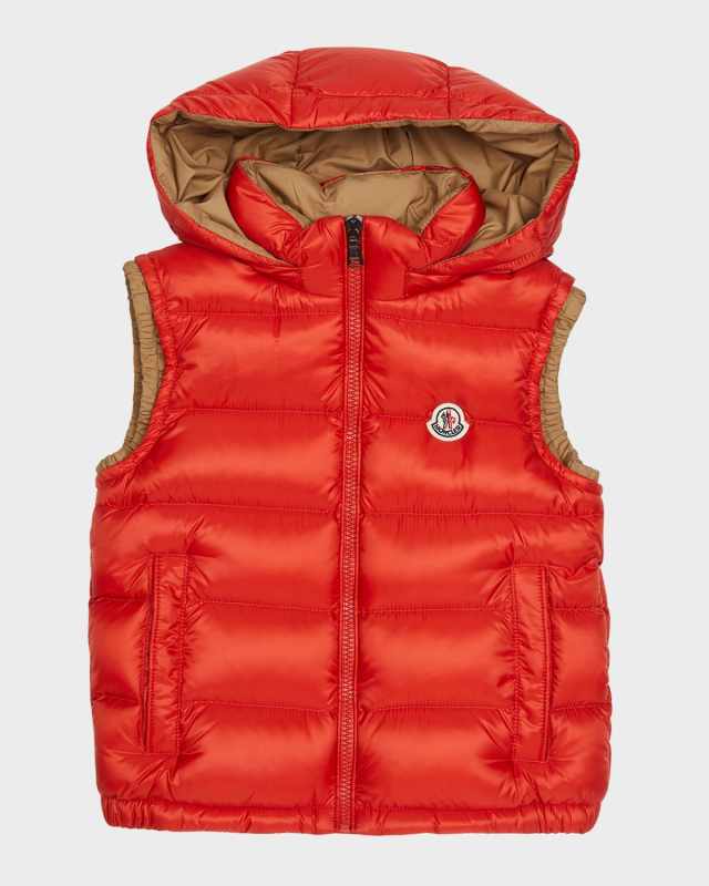 Boy's Zibiah Hooded Vest, Size 4-6