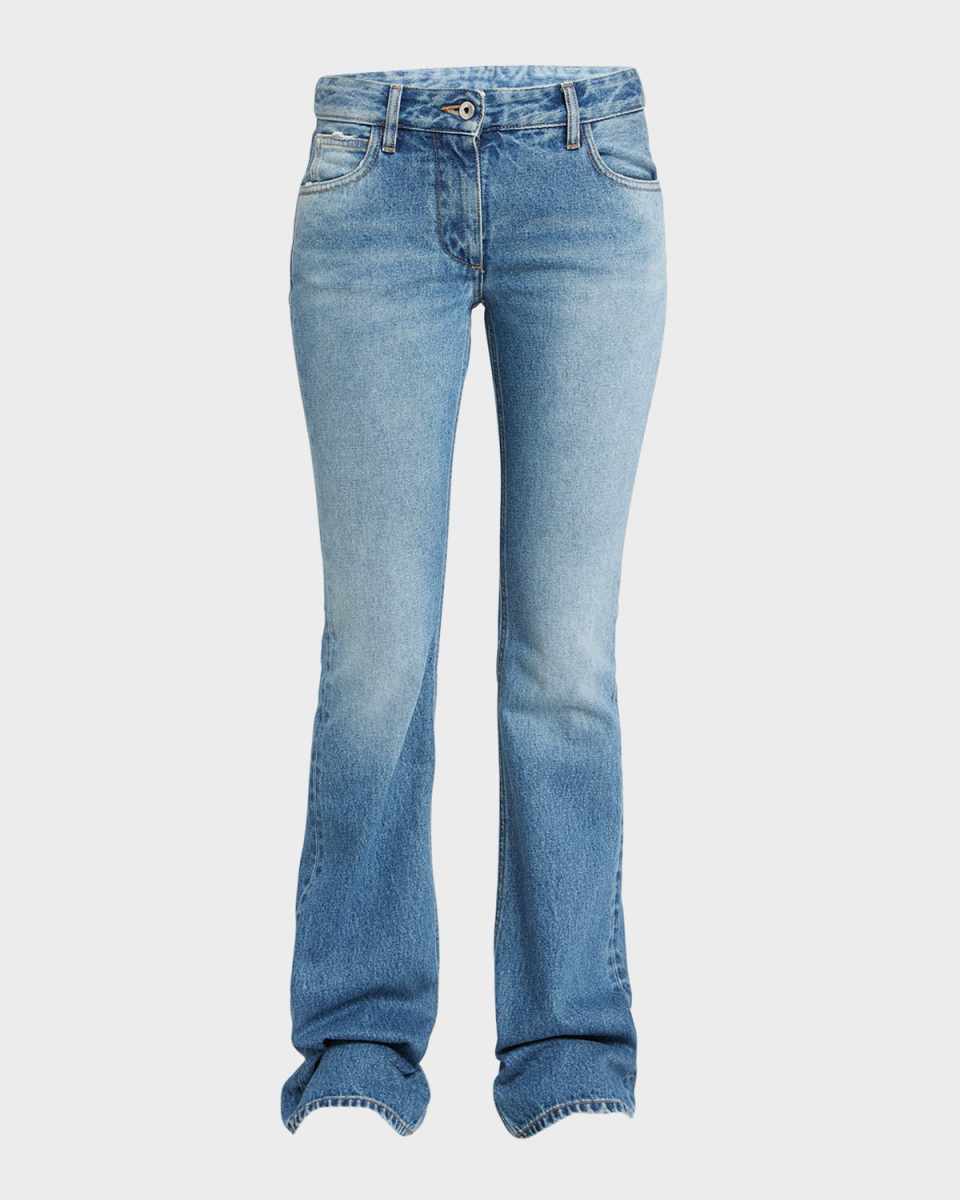 Mid-Rise Flare Jeans