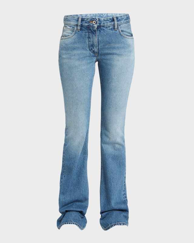 Mid-Rise Flare Jeans