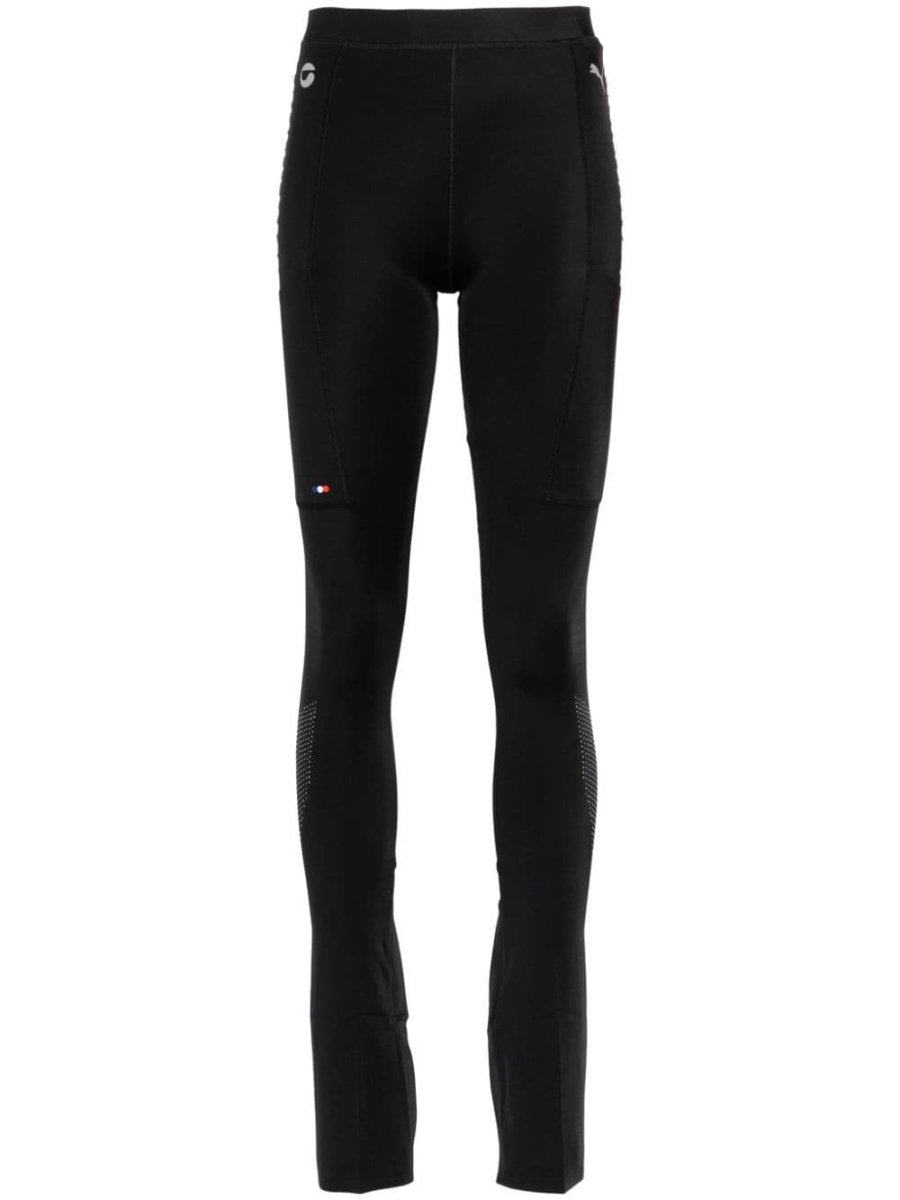 X Puma rubberised-logo leggings