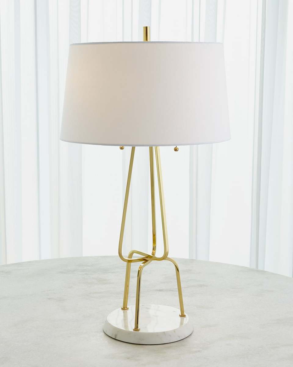 Intersecting Lamp - Brass