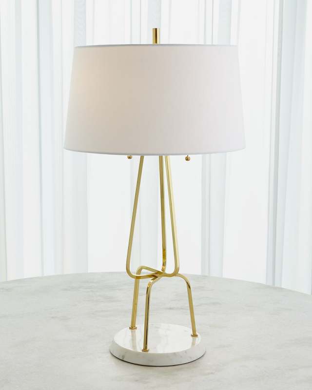 Intersecting Lamp - Brass