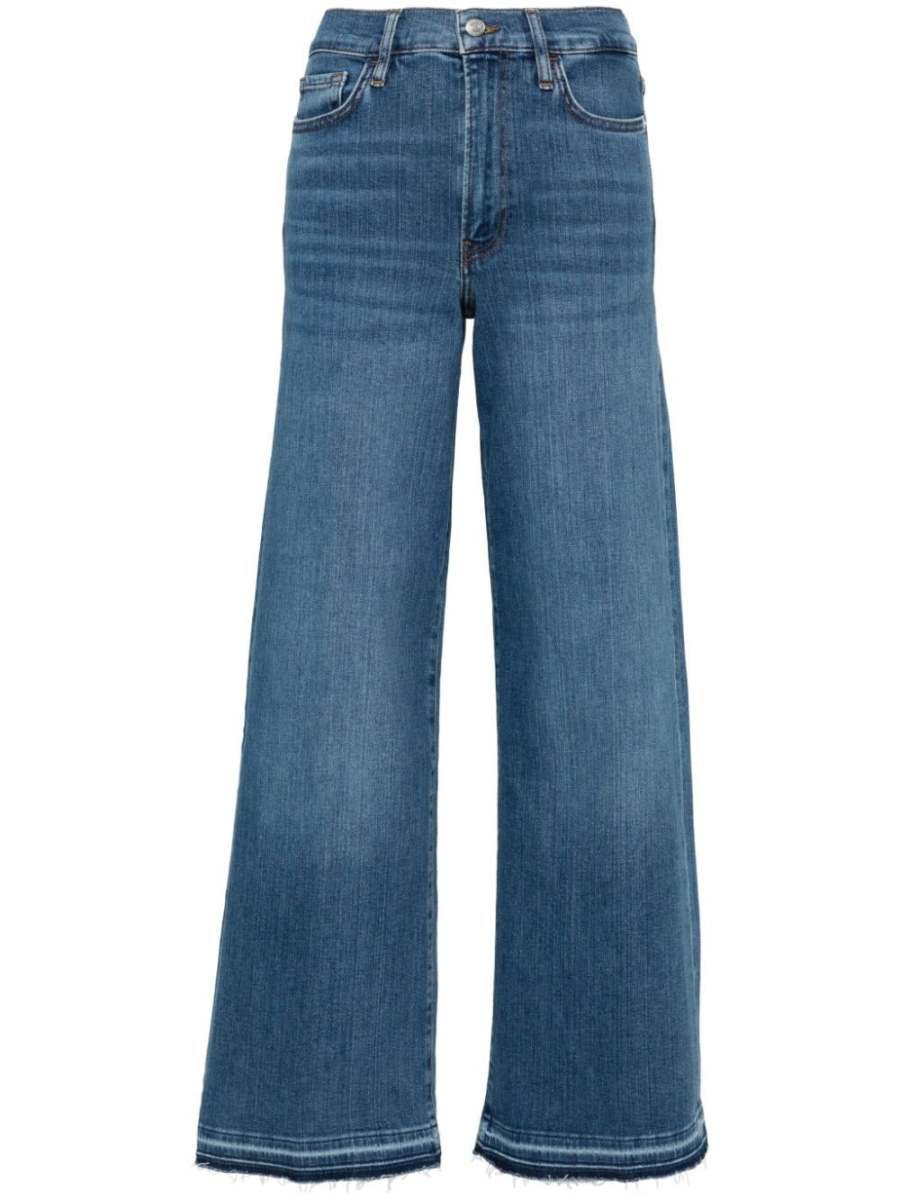Le Slim high-rise palazzo jeans