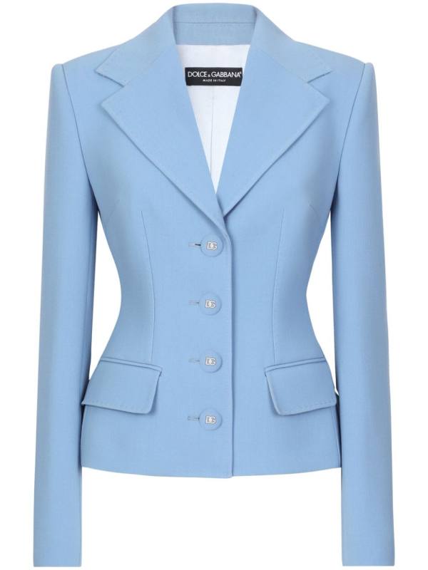 fitted buttoned jacket
