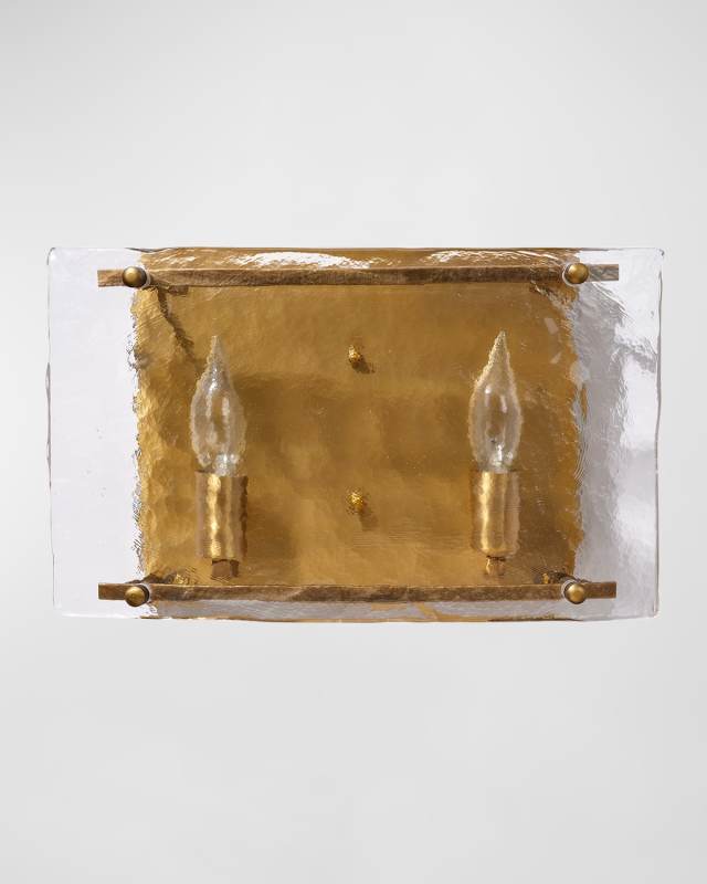 Glenn Glass Double Wall Sconce