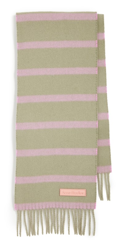 Acne Studios Heavy Scarf Grey/Pink