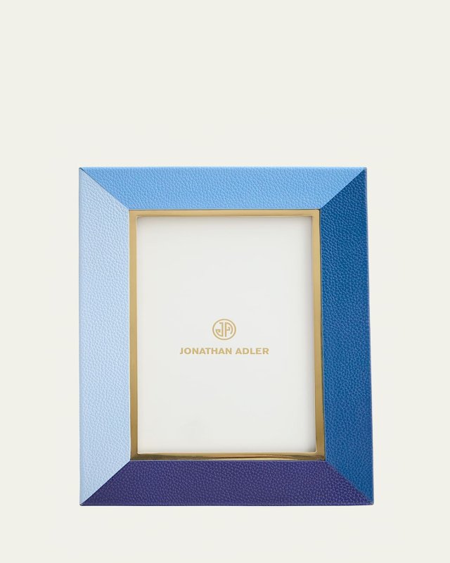 Perimeter Leather Frame, 4" x 6"