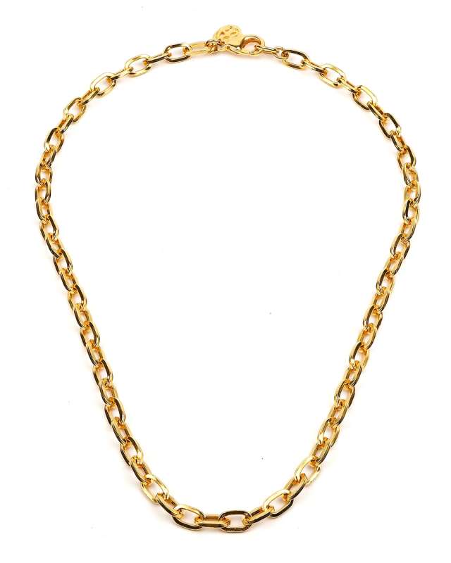 Oval-Link Chain Necklace
