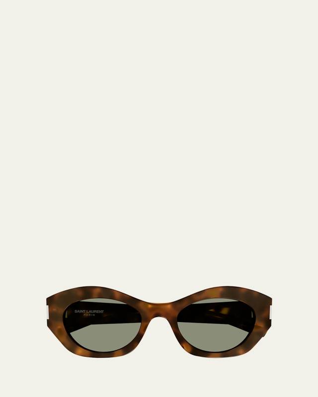 Logo Acetate Cat-Eye Sunglasses
