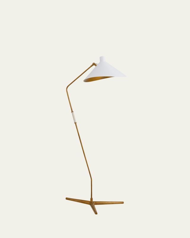 Mayotte Large Offset Floor Lamp By AERIN