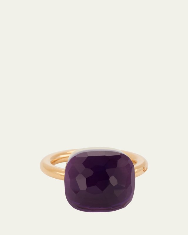 Nudo Assolute 18k Gold Amethyst Ring