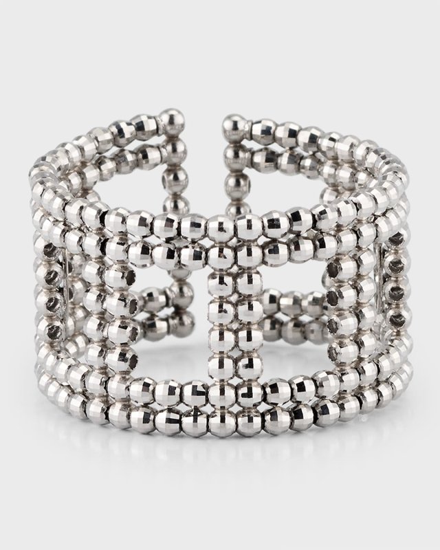 Platinum Flexible Ring, Size 6.5-7.5