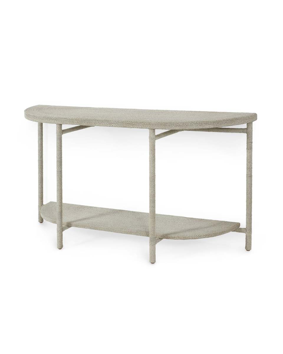 Monarch Console Table, White Sand