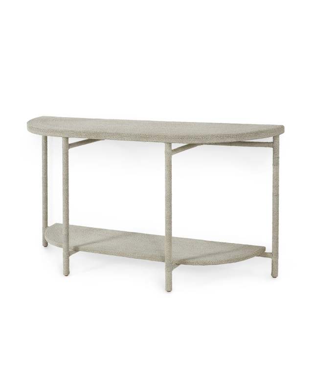 Monarch Console Table, White Sand